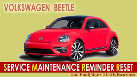 How To Reset Volkswagen Beetle Service Maintenance Light Erwin Salarda