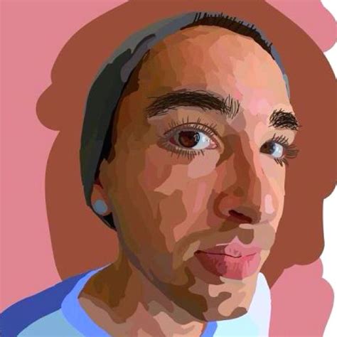 Self Portrait Drawn Using Adobe Illustrator Self