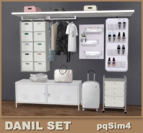 Pqsim4 Danil Set The Sims 4 Custom Content Sims 4 Bedroom Sims 4