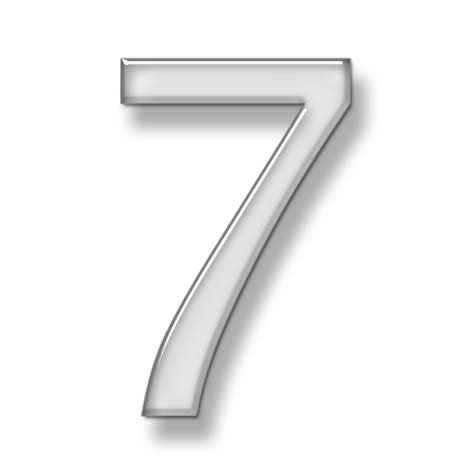 Number 7 Png Transparent Image Download Size 512x512px