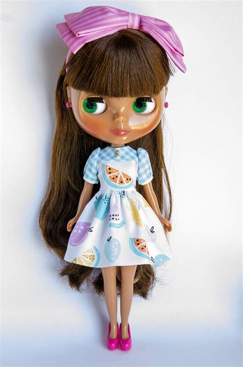 Fruit Handmade Dress For Neo Blythe Doll By Plastic Fashion Blythe