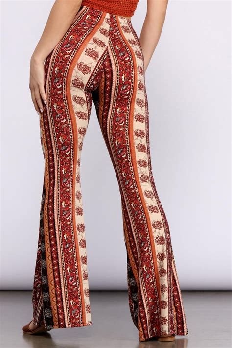 Hippie Style Clothing Hippie Outfits Boho Flare Pants Outfits Gypsy