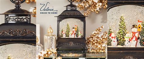 Qvc 12 Illuminated Glitter Lantern With Holiday Scene By Valerie
