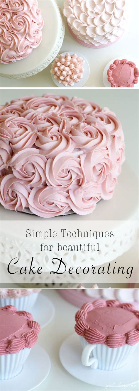 Simple And Stunning Cake Decorating Techniques Girl Inspired