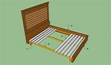 King Bed Frame Woodworking Plans Images