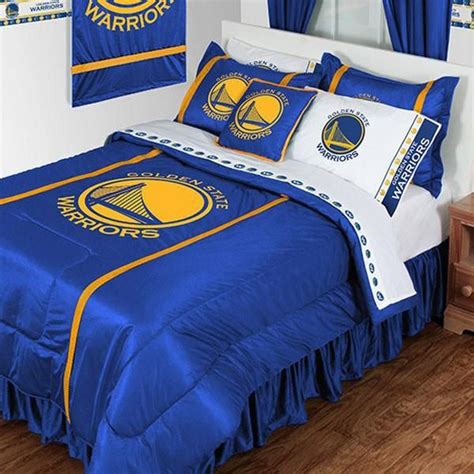 Nba Golden State Warriors Comforter And Pillowcase Set Basketball Team