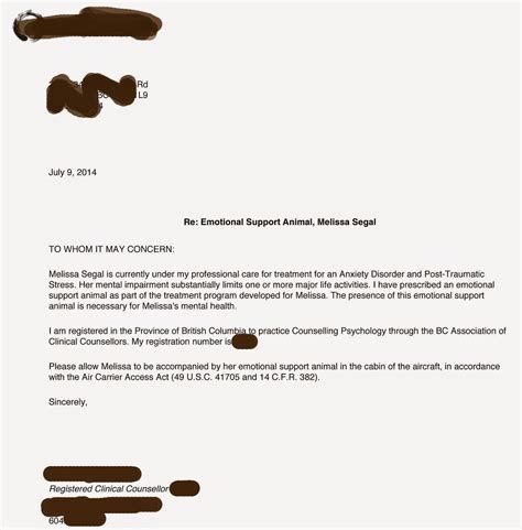 The emotional support animal letter ensures you won't face separation from each other when you need them most. Psychiatric Service Dog Letter Template Samples | Letter Template Collection
