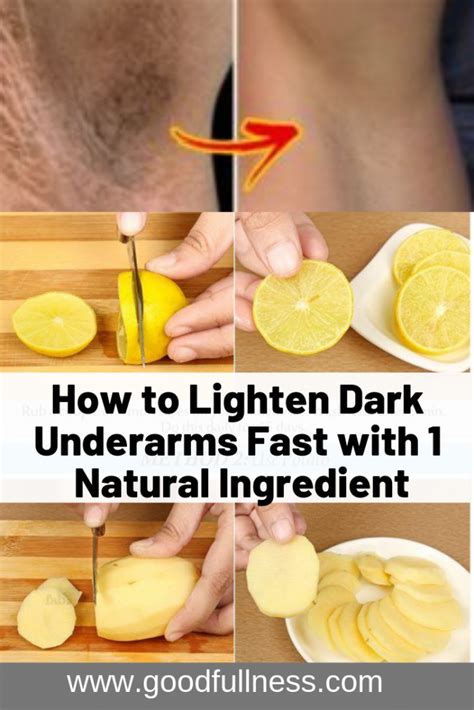 How To Lighten Dark Underarms Fast With 1 Natural Ingredient Mind Is