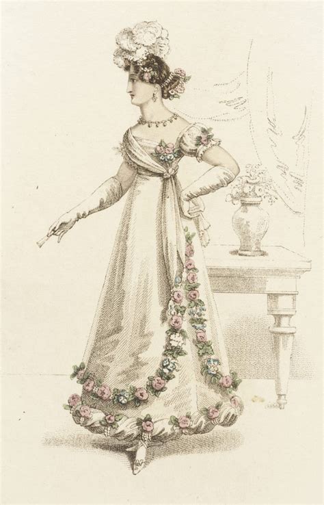 The 1820s In Fashionable Gowns A Visual Guide To The Decade Author