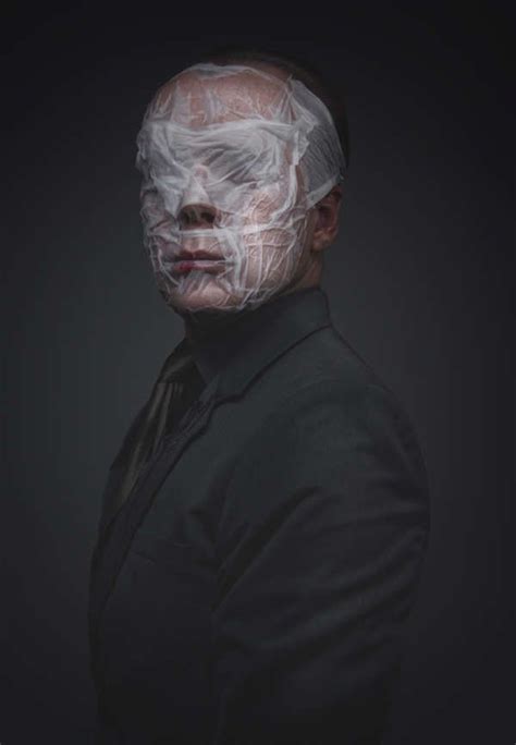 Plastered Mask Portraits With Images Portrait Face Photography