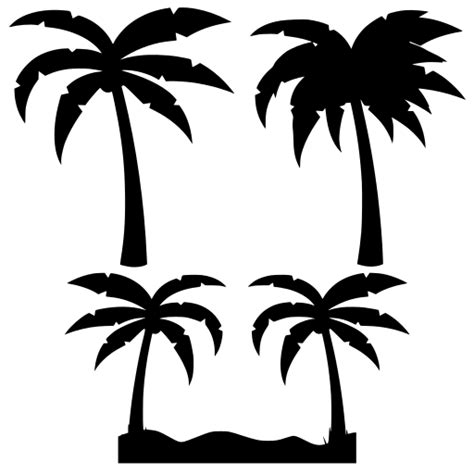 Svg Tropical Tree Coconut Ocean Free Svg Image And Icon Svg Silh