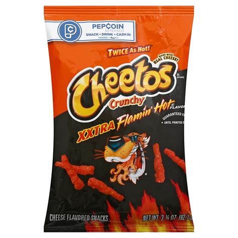 Cheetos Xxtra Flamin Hot Crunchy Xxtra Flamin Hot Cheese Snacks Shop Snacks And Candy At H E B
