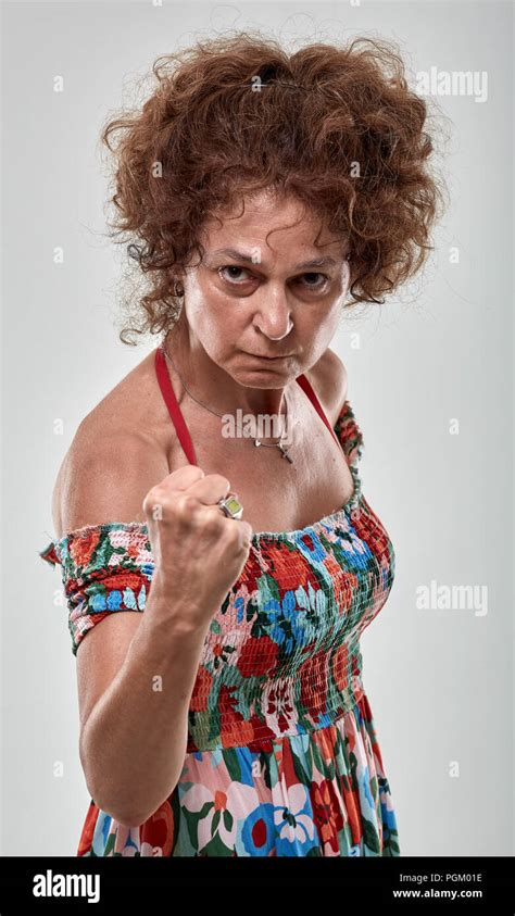 Menacing Woman Hi Res Stock Photography And Images Alamy