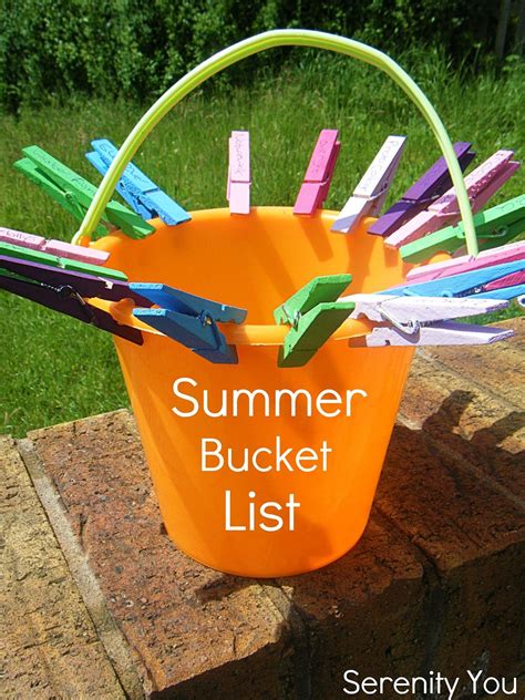 Serenity You Summer Bucket List Summer Bucket Lists Summer Bucket Fun Bucket