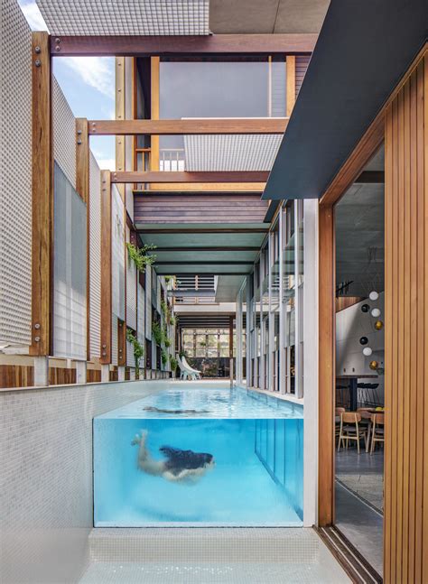 Living Screens Conceal A North Bondi Beach House And A Semi Indoor Pool