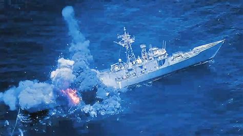 Sinkex Decommissioned Us Navy Frigate Destroyed In Live Missile