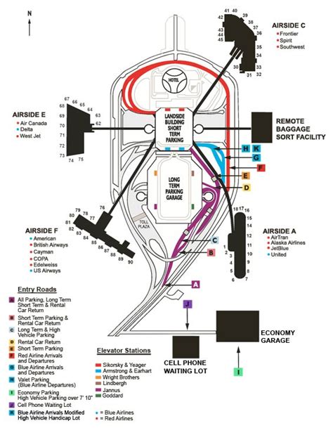 Tpa Maps And Directions Airport Map
