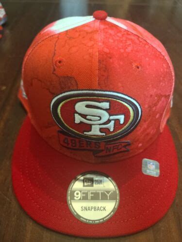 2022 Sideline San Francisco 49ers Niners New Era 9fifty Red Dye