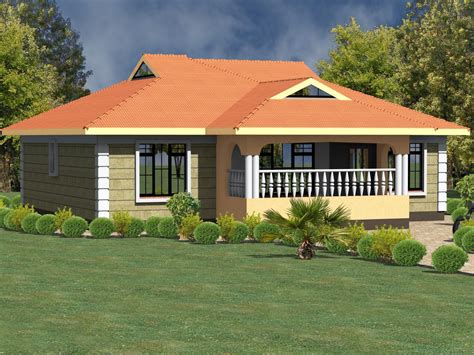 Modern Three Bedroom House Plans In Kenya
