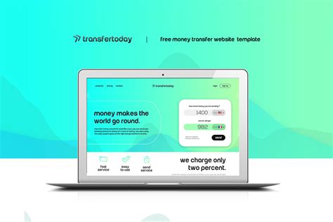 The good thing about these. Free Money Transfer Website PSD Template - Creativetacos