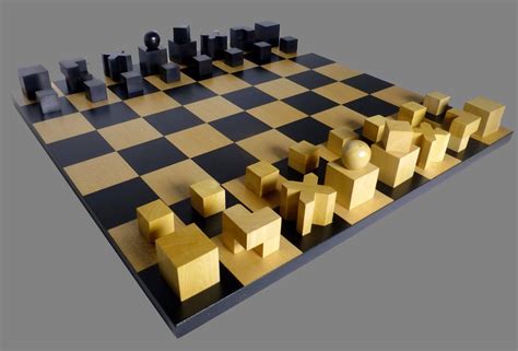 Bauhaus Hartwig Abstract Chess Set
