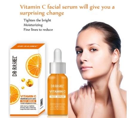 It includes pure vitamin c and collagen, known for its skin bonding and ability to enhance aging skin health. DR RASHEL Vitamin C Brightening And Anti Aging Face Serum 50ml