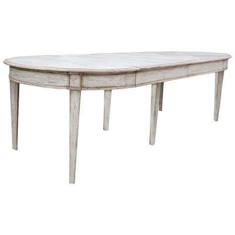 19th Century Swedish Gustavian Dining Table Wood From A Unique