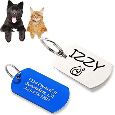 Must Have Dog Tags Engraved For Pets Engraved Custom Dog Tags