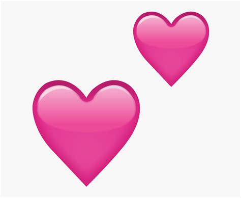 Two Pink Hearts Emoji Png Transparent Background Heart Emoji Png Png