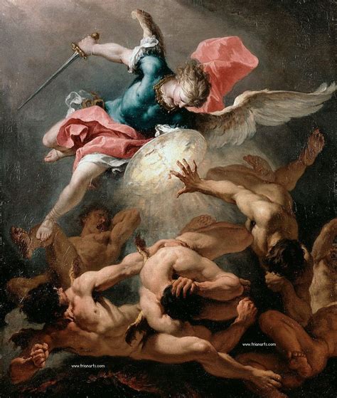 sebastiano ricci la caída de los angeles rebeldes 1720 arte renacentista arte de ángel