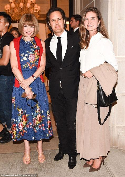 Star Studded David And Lauren Struck A Pose With Vogue Editor In Chief