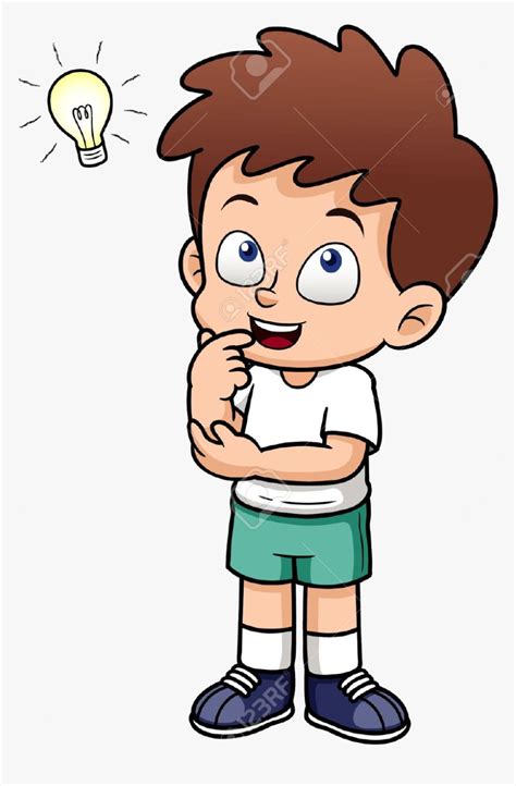Thinking Child Clipart Transparent Png Child Thinking Clipart Png