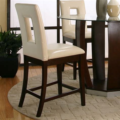 First things first, we recommend that you first pull out your tape measure and start measuring the height of your bar, table, or countertop. Emerson Counter Height Chair (Ivory) (Set of 2) Cramco ...