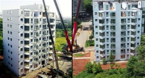This Company Managed To Erects A 10 Storey Apartment Building In 29