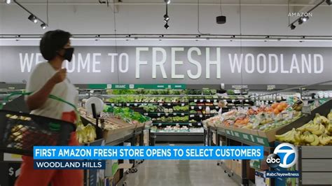 Amazon Fresh Tech Giant Opens Its First Grocery Store In Woodland