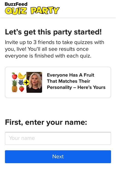 Quiz Party Buzzfeedsearch Result