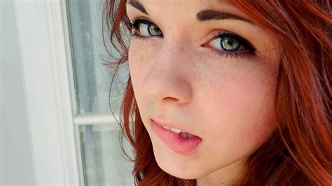 Women Face Redhead Biting Lip Wallpapers Hd Desktop Sexiezpix Web Porn