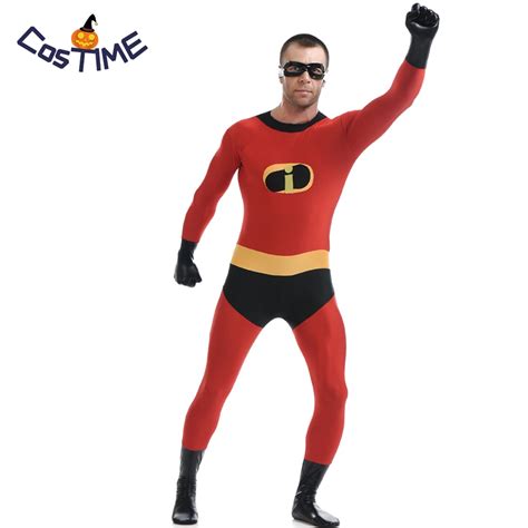 The Incredibles Costume Mr Incredible Bob Parr Cosplay Zentai Full