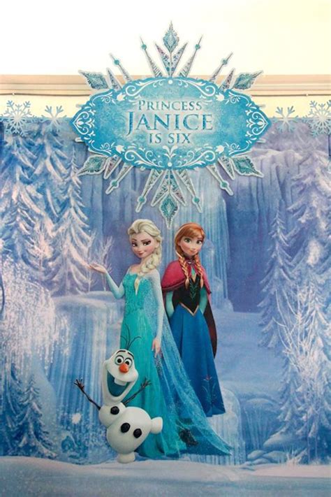 Karas Party Ideas Disneys Frozen Themed Birthday Party Decor