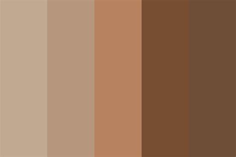 Soft Brown Aesthetic Color Palette