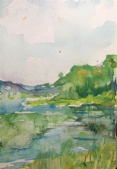 Summertime By Robin Miller Bookhout In 2021 Watercolor Landscape