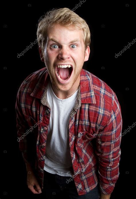 Angry Man Yelling — Stock Photo © Keeweeboy 6772029