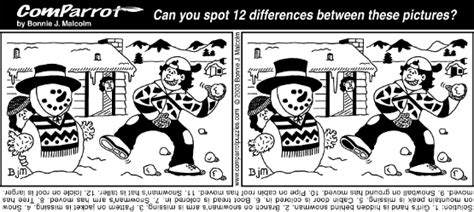 Brain Teasers 12 Free Spot The Difference Puzzles