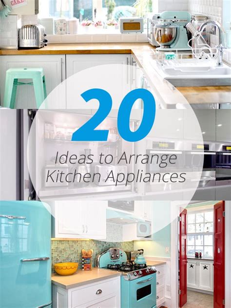 Upgrade your kitchen to dream status with stylish and modern appliances from lowe's. 20 Ideas to Arrange Kitchen Appliances | Home Design Lover
