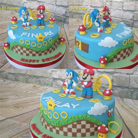 Sonic is a video game character who has conquered the world. Sonic & Mario Olympics by Cake-D-Licious | Cakes & Cake ...