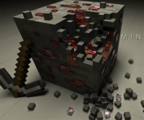 Free Download 1080p Minecraft Redstone Ore Wallpaper By Iwithered