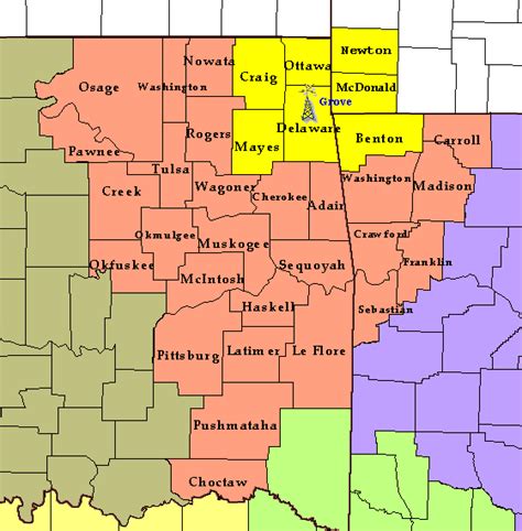 Map Of Oklahoma And Arkansas Maps Model Online