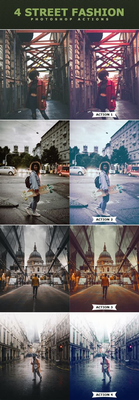 Street Fashion Photoshop Actions By Viktorgjokaj Graphicriver