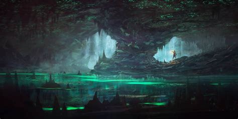 Bio Cave Fantasy Concept Art Fantasy Landscape Fantasy