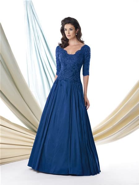 Fashion portal contents/culture and the arts portal. A Line Scalloped Neck Royal Blue Taffeta Lace Sleeve ...